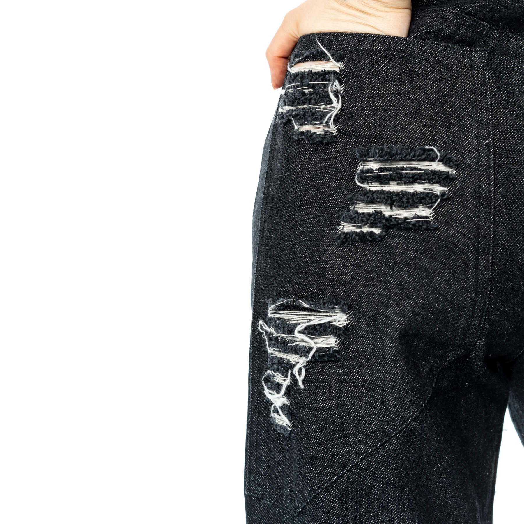 ZINNIA JEANS – BLACK STONEWASH