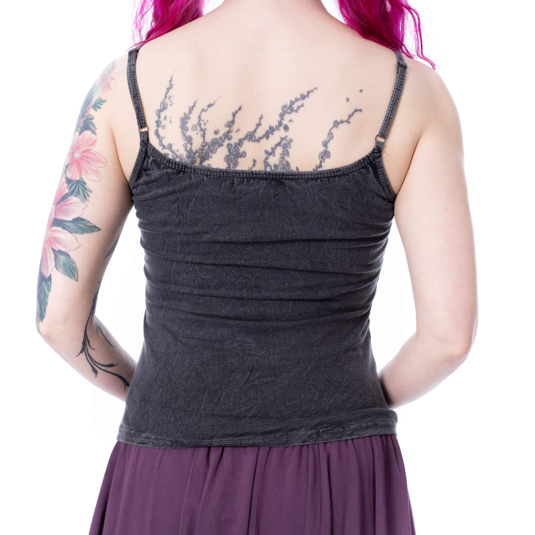MOSS WHISPER VEST – BLACK STONEWASH