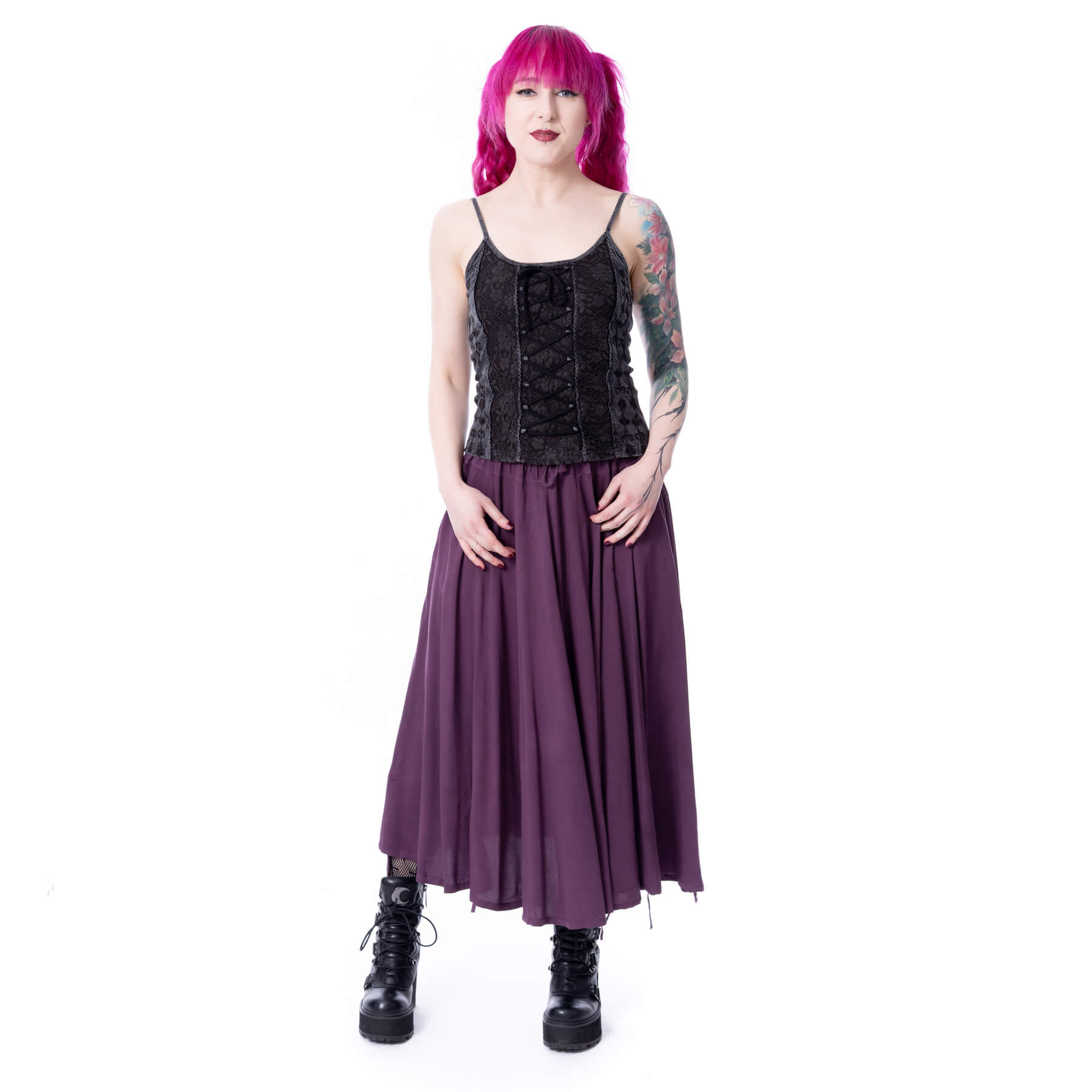 MOSS WHISPER VEST – BLACK STONEWASH