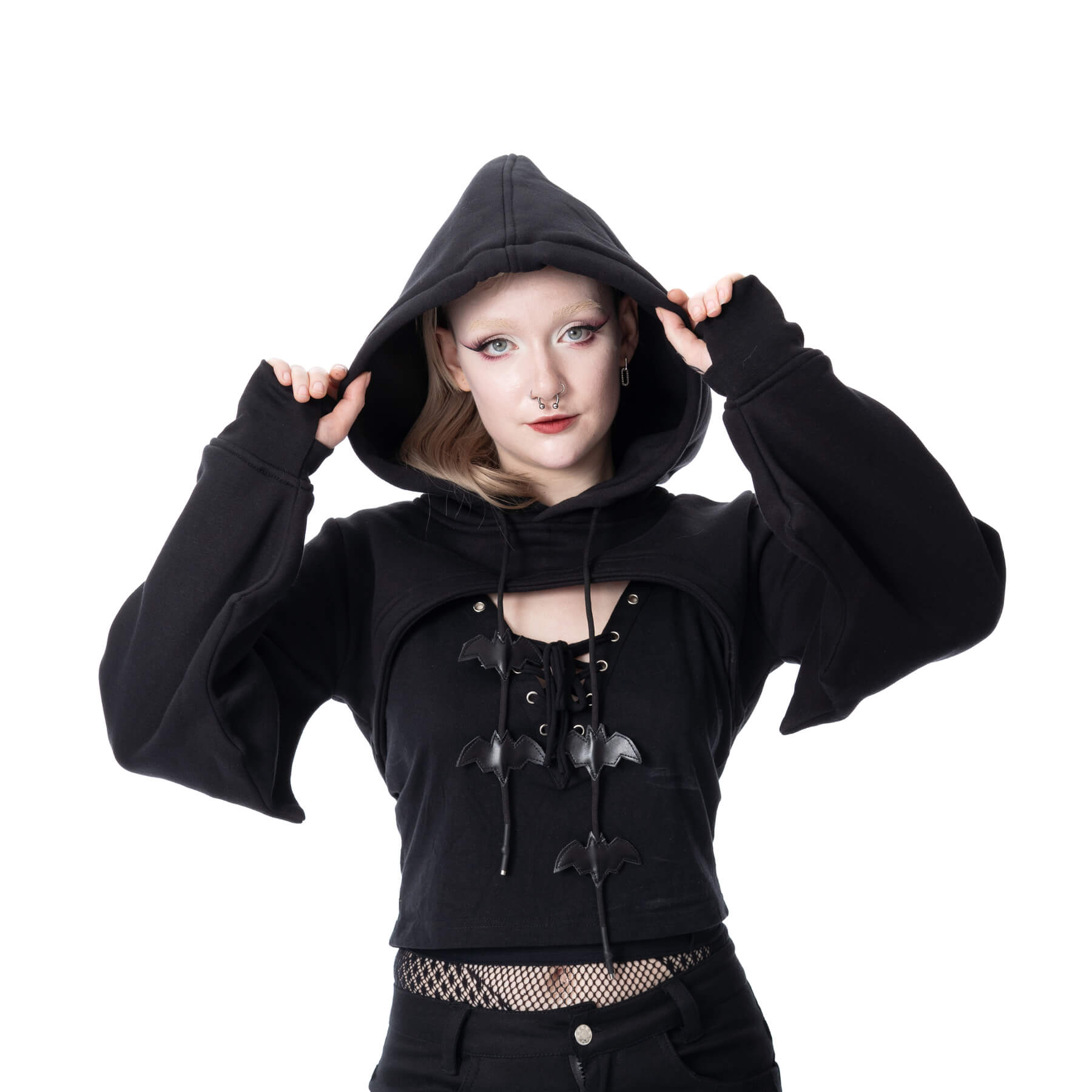 NYCTRA BOLERO HOOD – BLACK