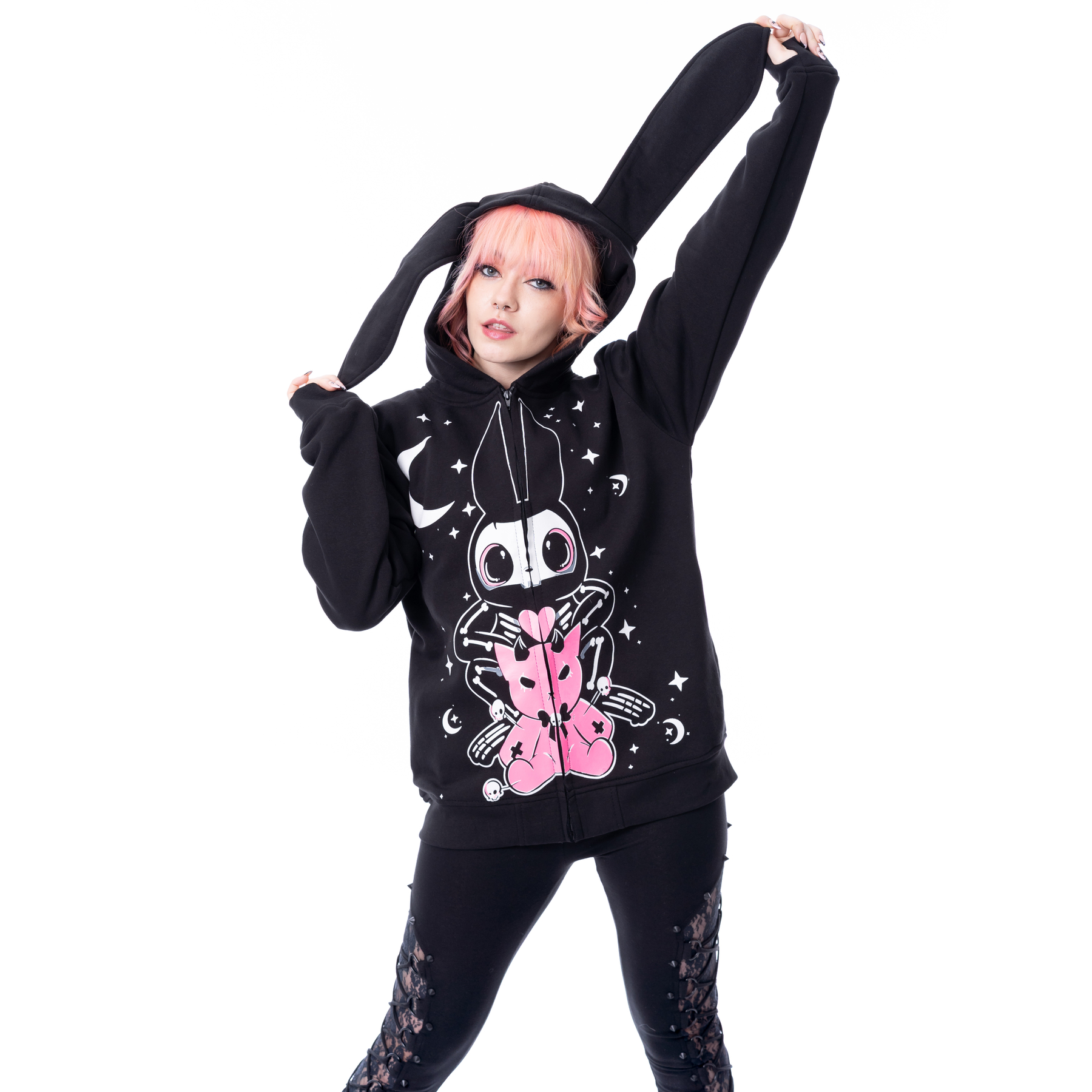 NYXBUN OVERSIZED HOOD – BLACK