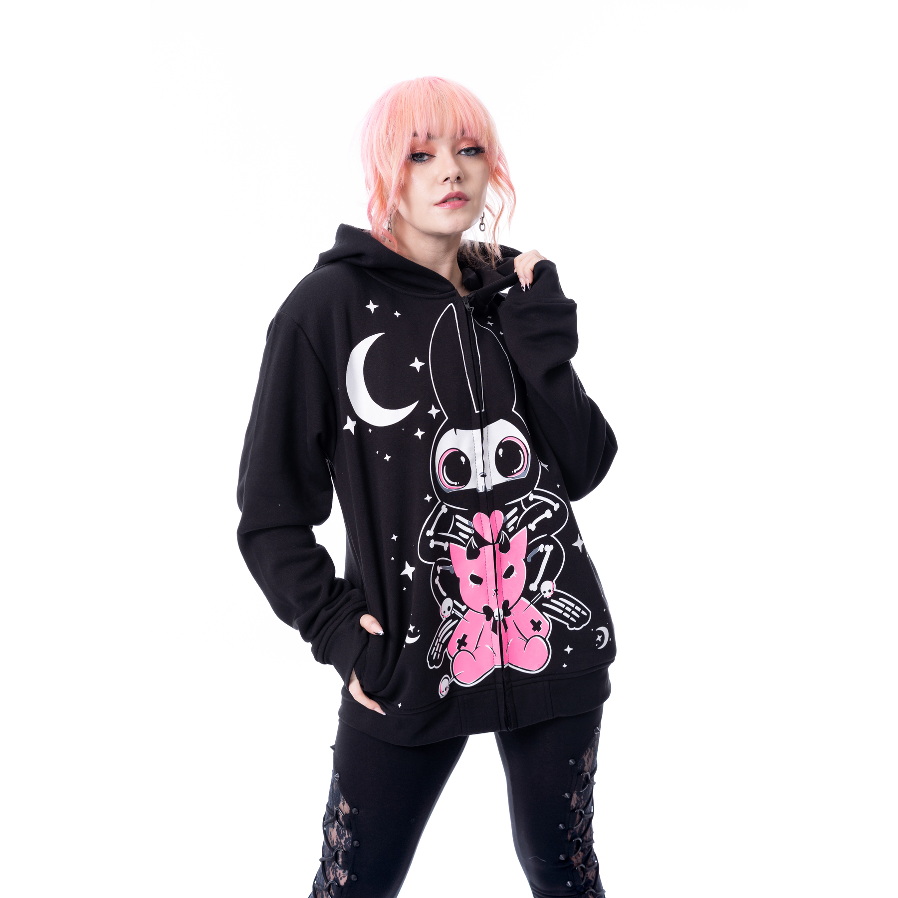 NYXBUN OVERSIZED HOOD – BLACK