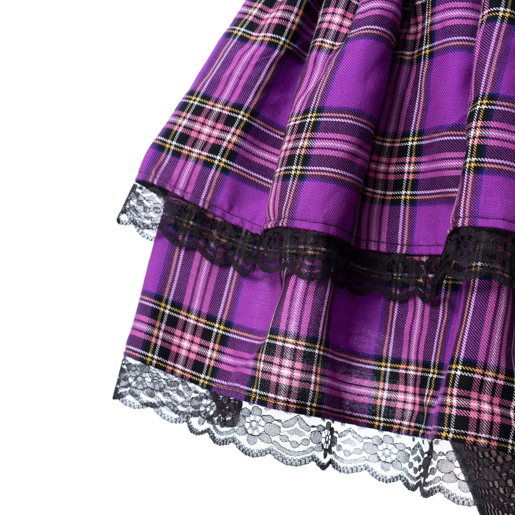 NOIRETTE DRESS – PURPLE/PINK CHECK