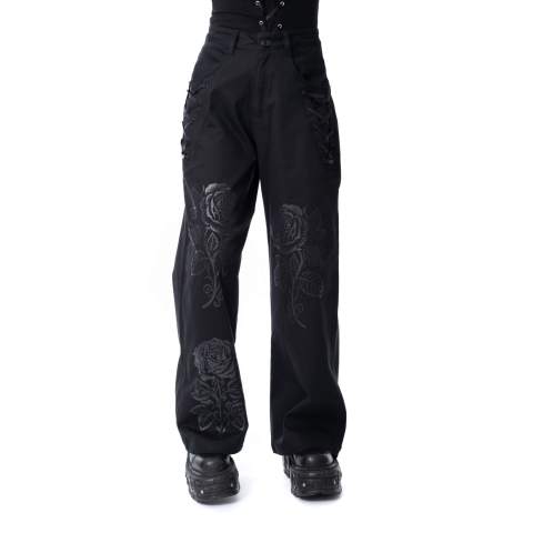 OMEN ROSE PANTS – BLACK OMEN ROSE PANTS – BLACK