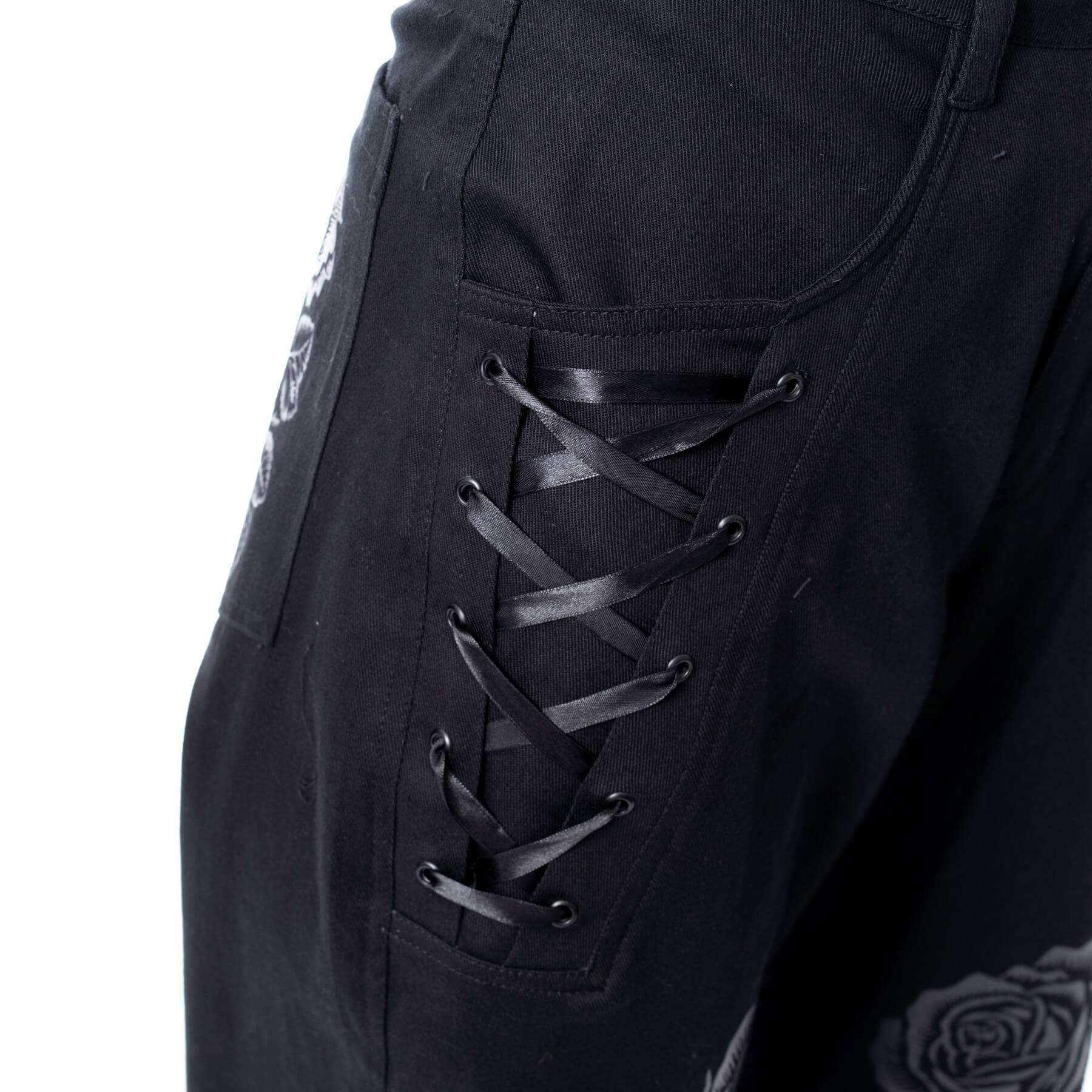 OMEN ROSE PANTS – BLACK