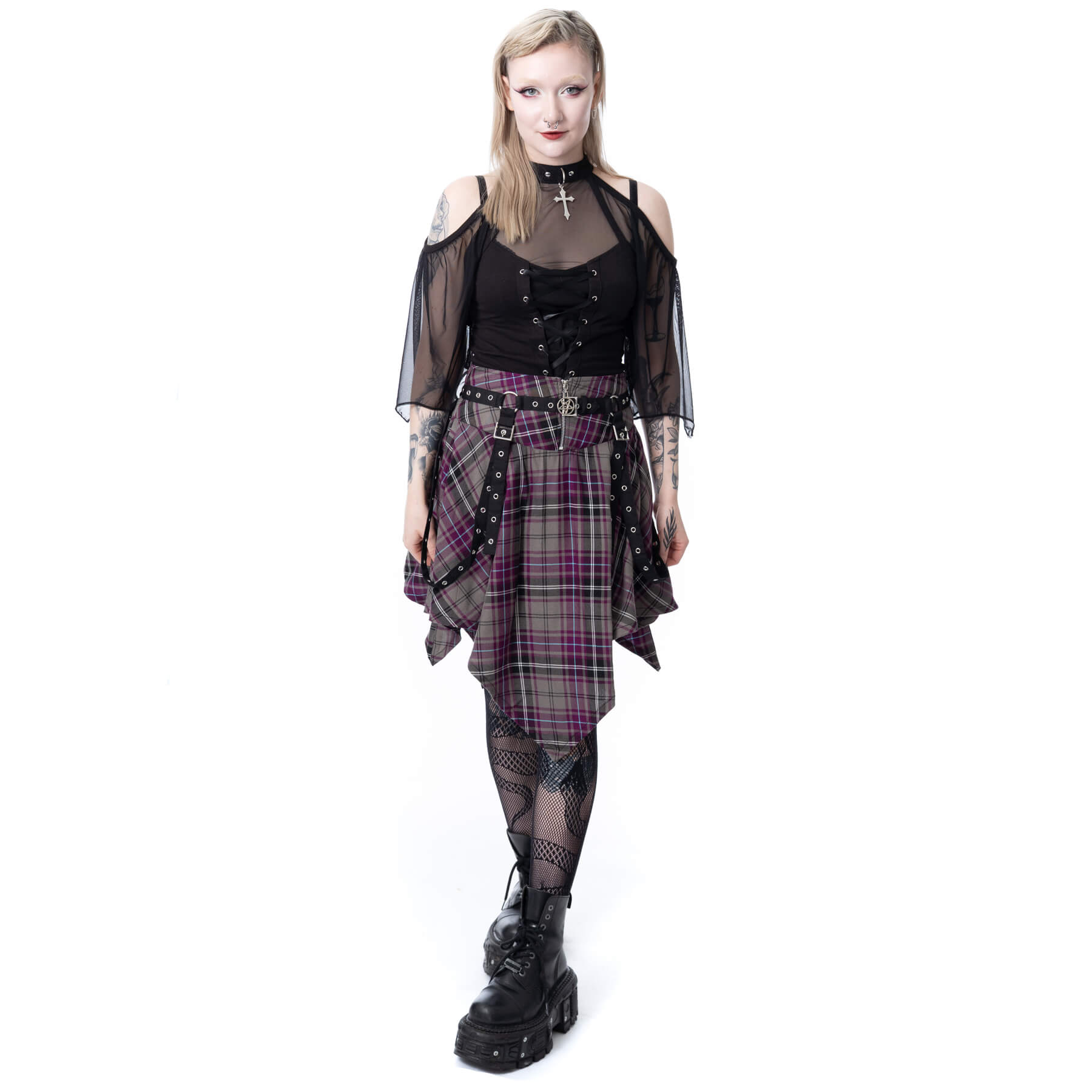 AINARA SKIRT – BLACK