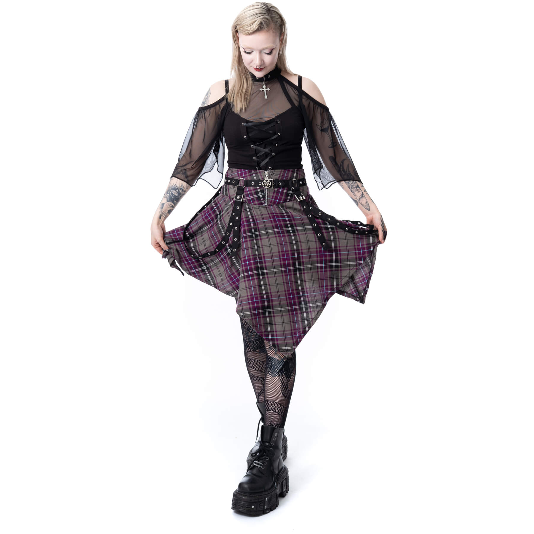 AINARA SKIRT – BLACK