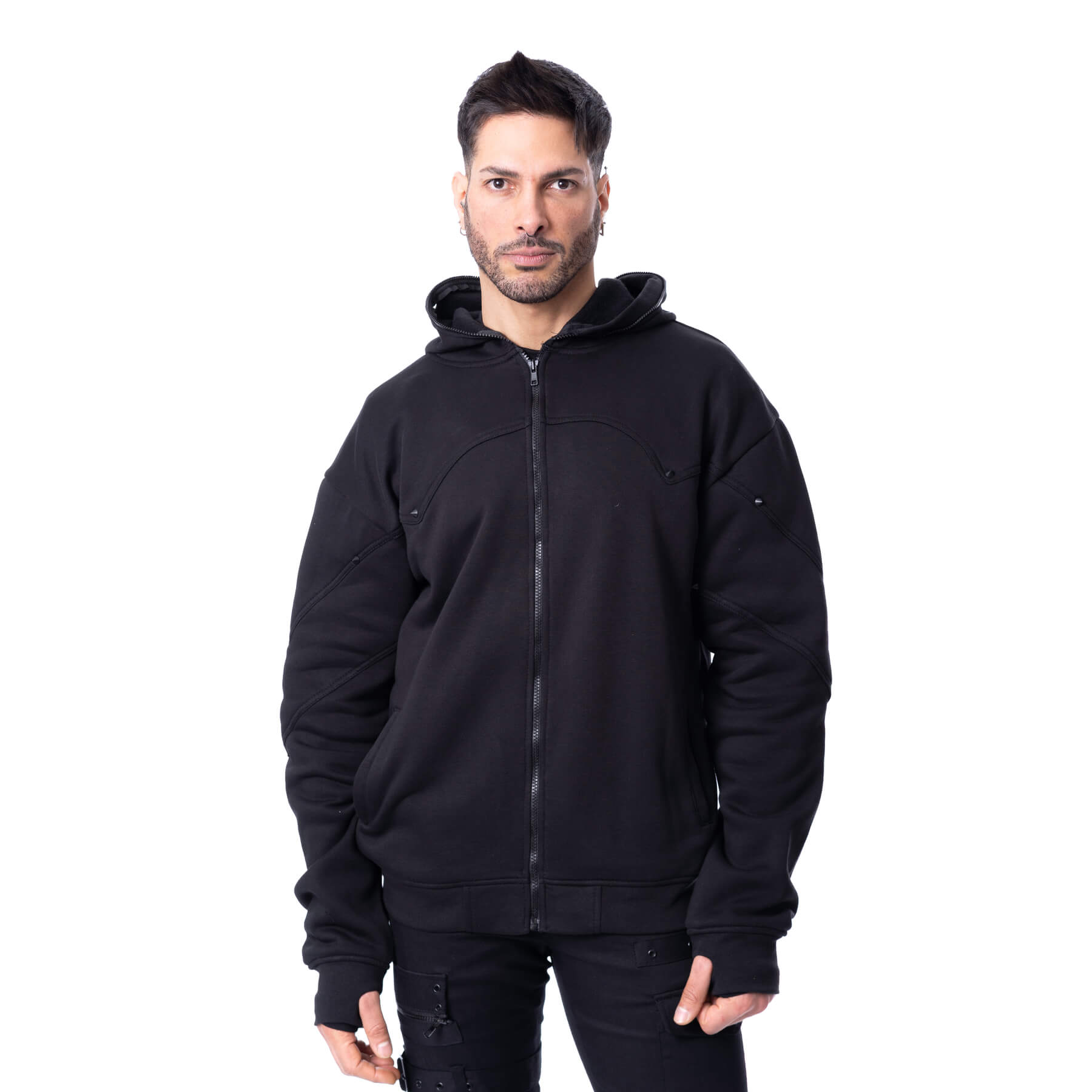 CROWE HOOD – BLACK