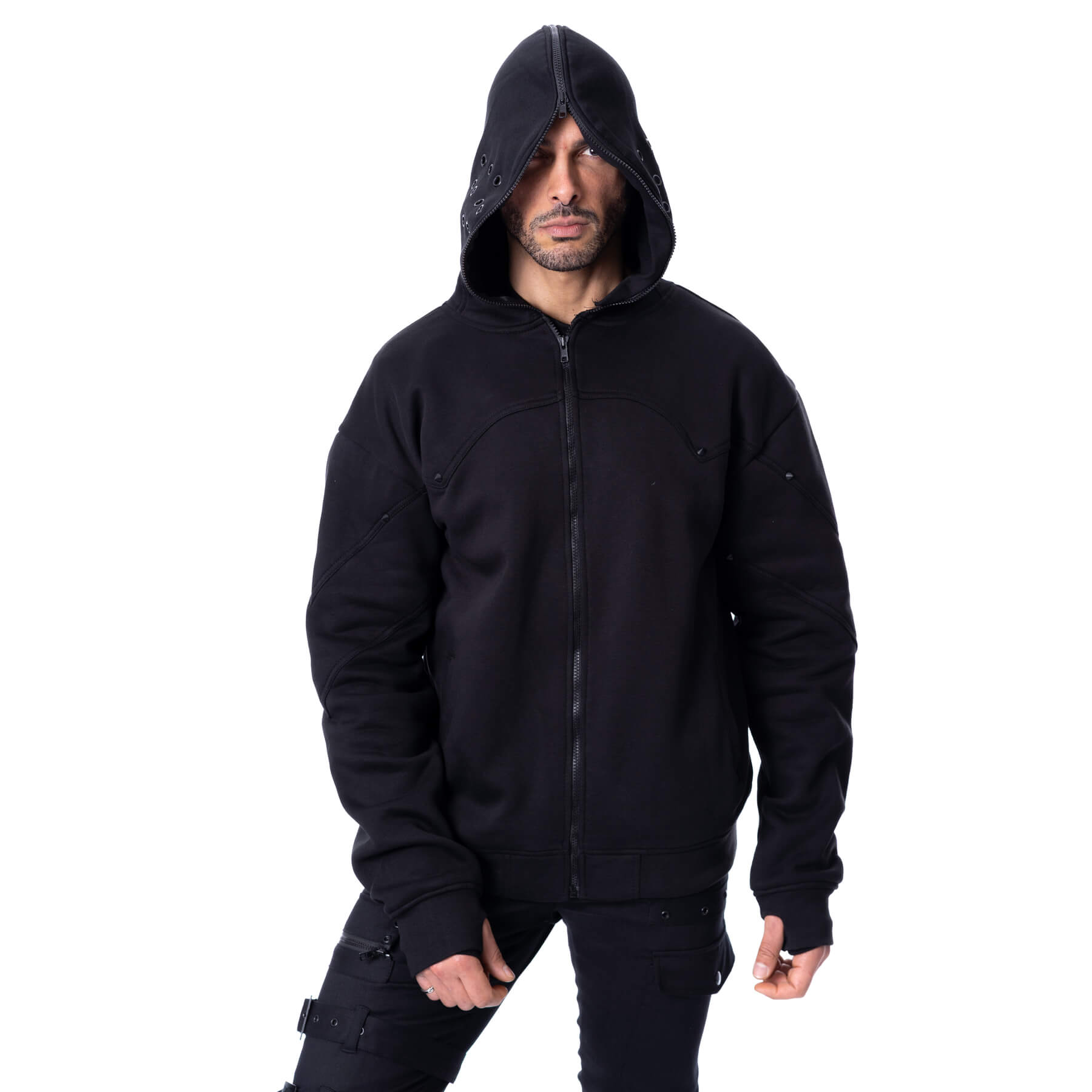 CROWE HOOD – BLACK