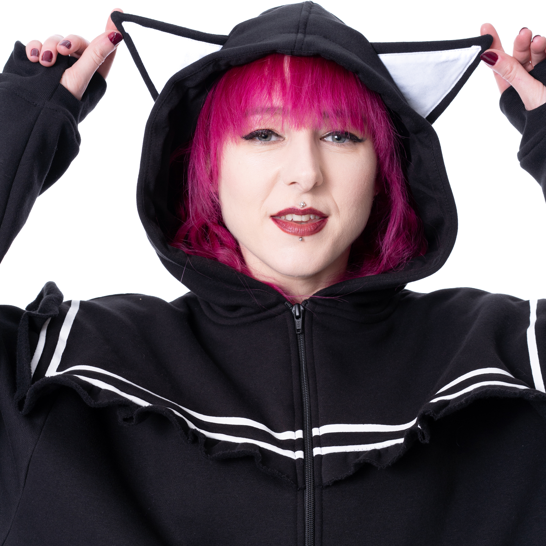 GLOOMIE OVERSIZED HOOD – BLACK