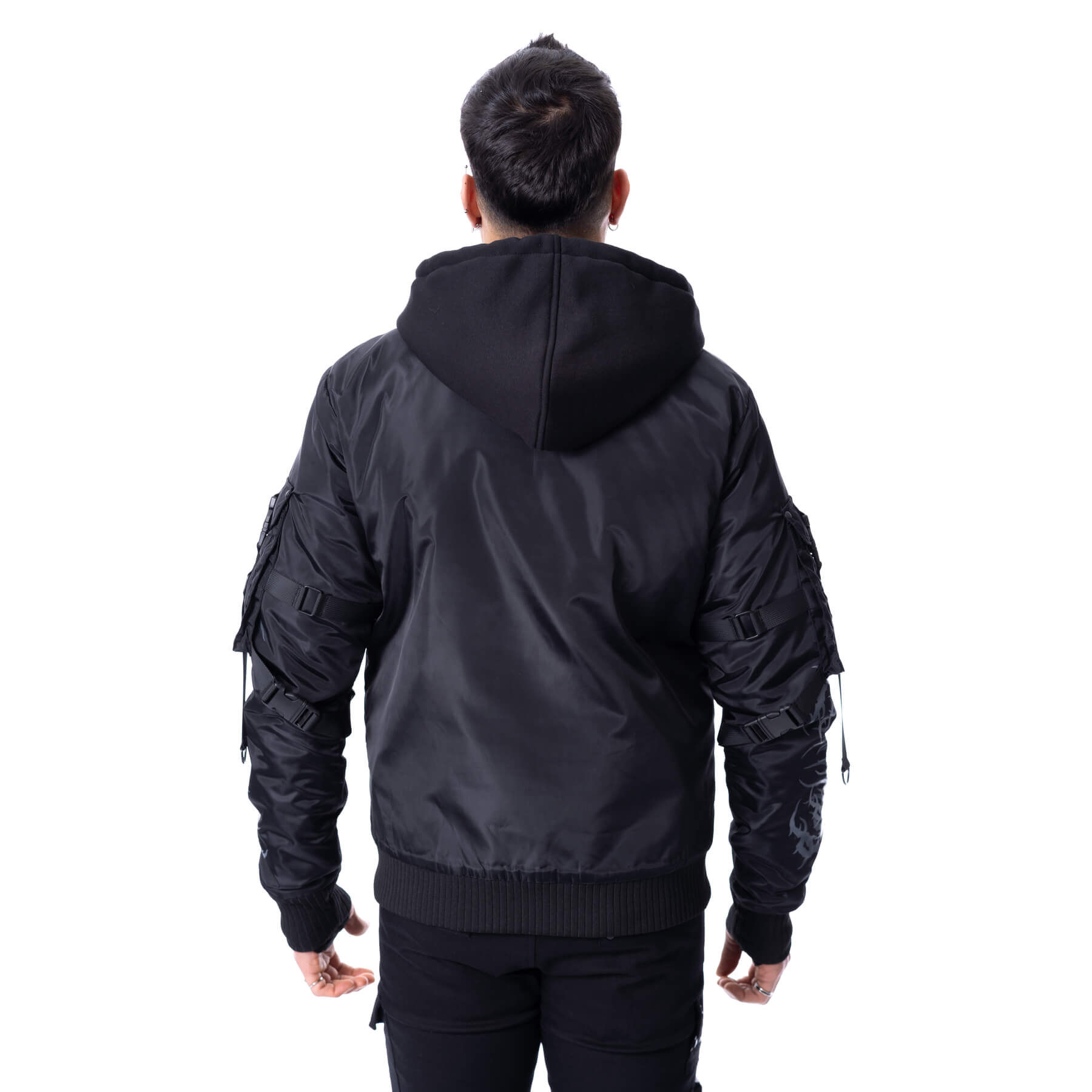 GRAVEWIND BOMBER JACKET – BLACK