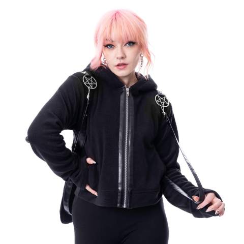 LUNAIRE CROPPED HOOD – BLACK LUNAIRE CROPPED HOOD – BLACK
