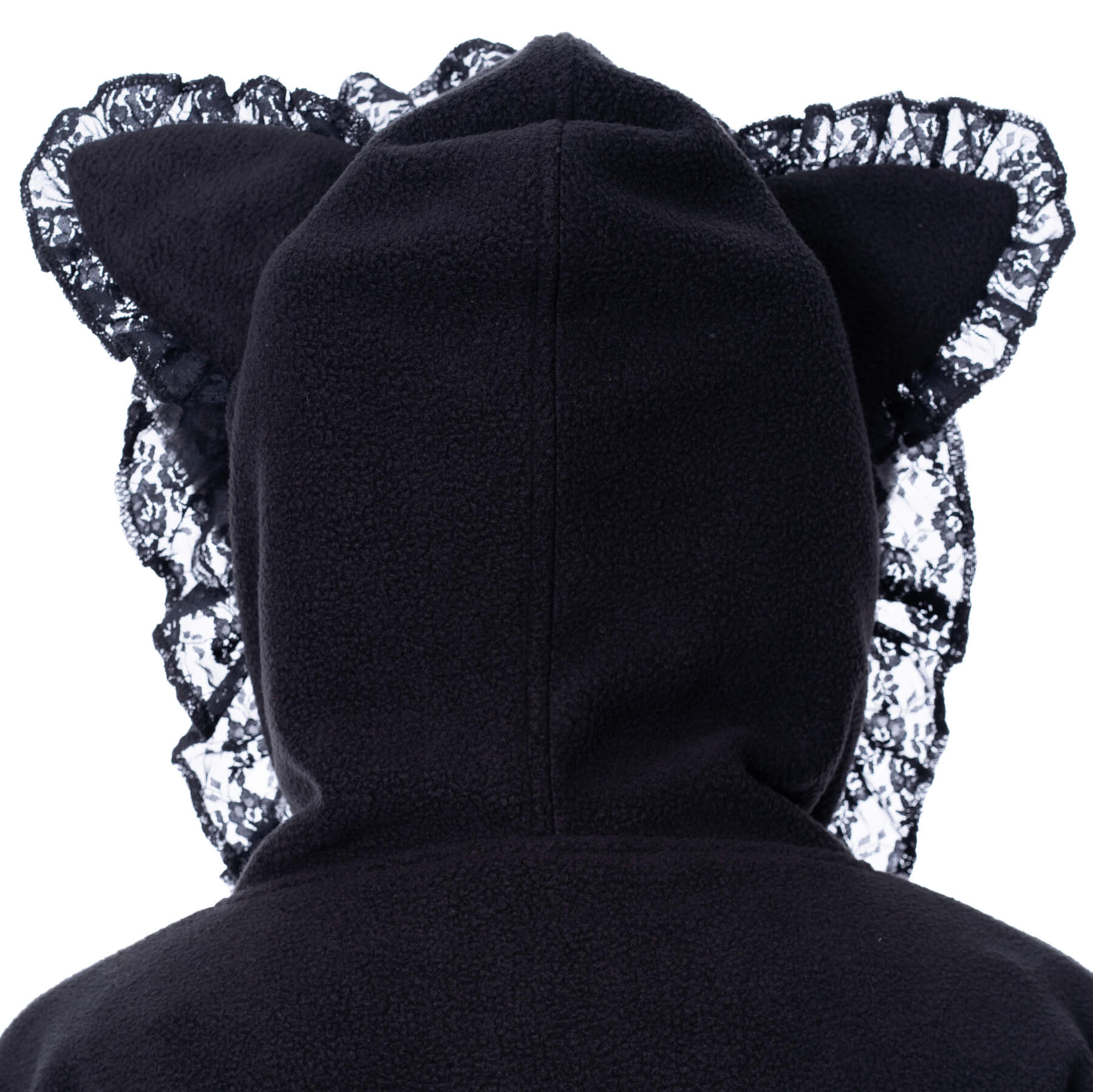 LILITH KITTY OVERSIZED HOOD – BLACK