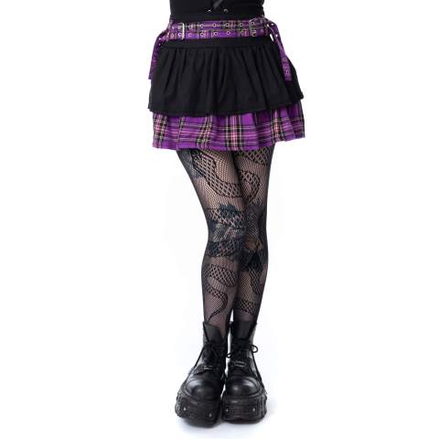 LILURA SKIRT – PURPLE/PINK CHECK LILURA SKIRT – PURPLE/PINK CHECK