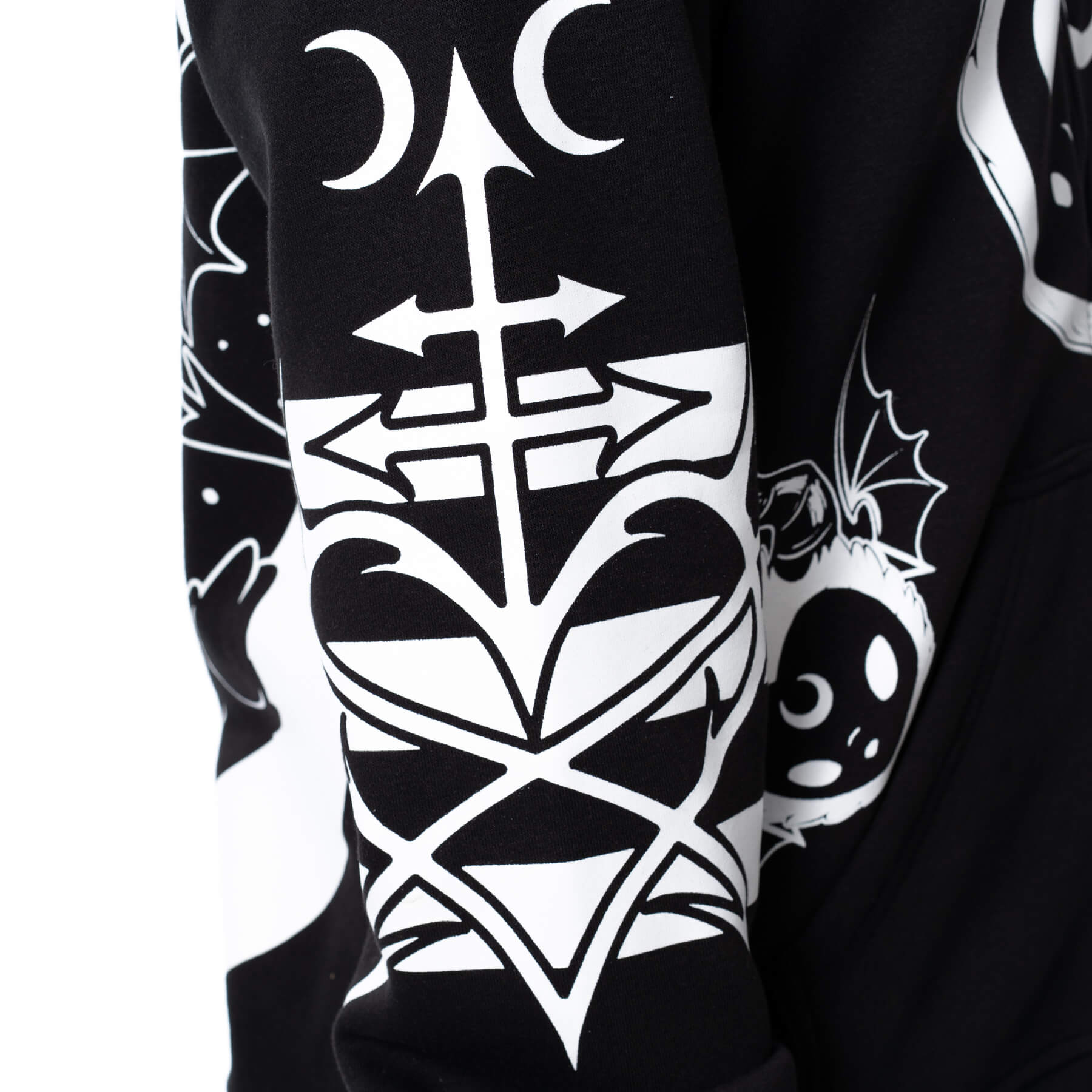 LOST DEMON HOOD – BLACK