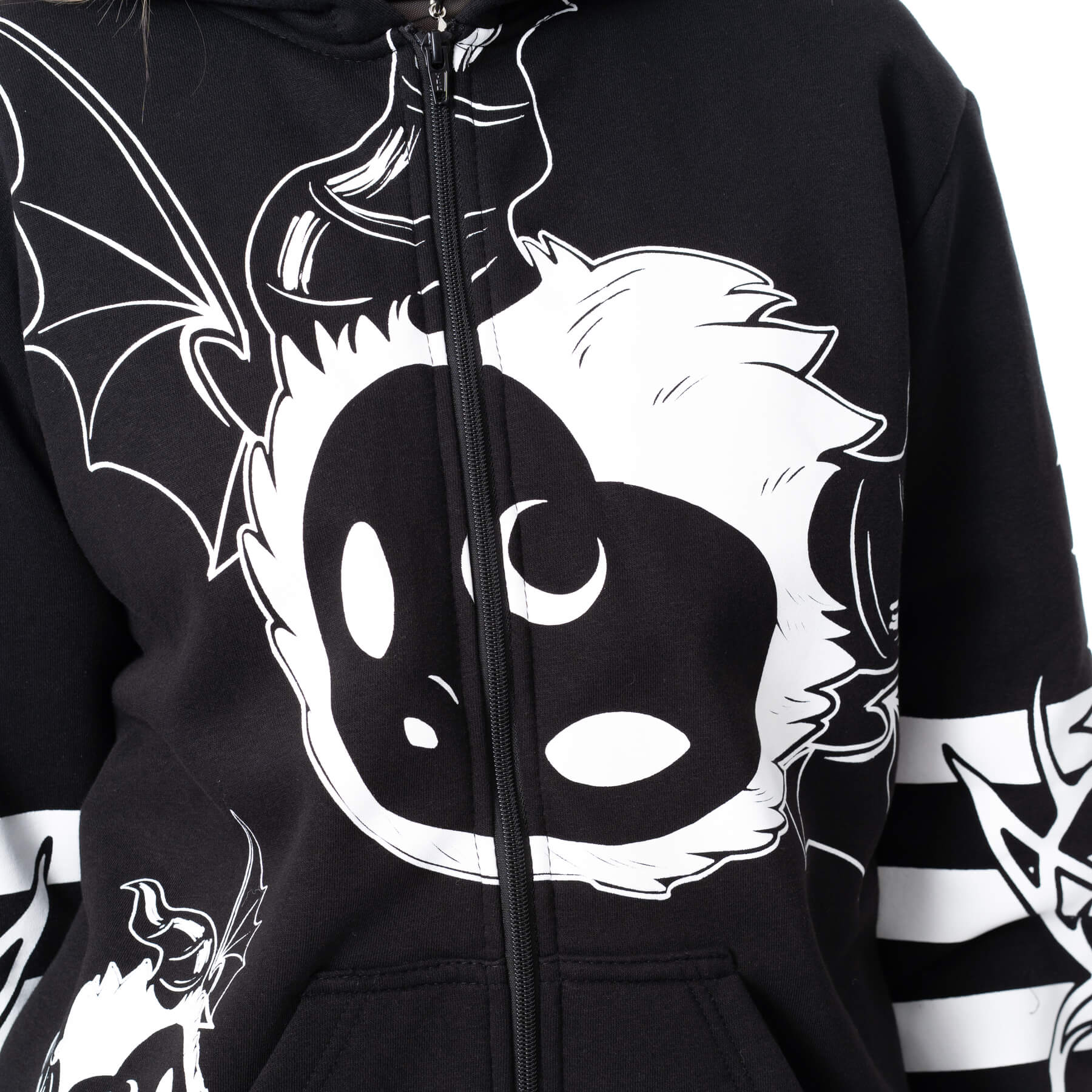 LOST DEMON HOOD – BLACK