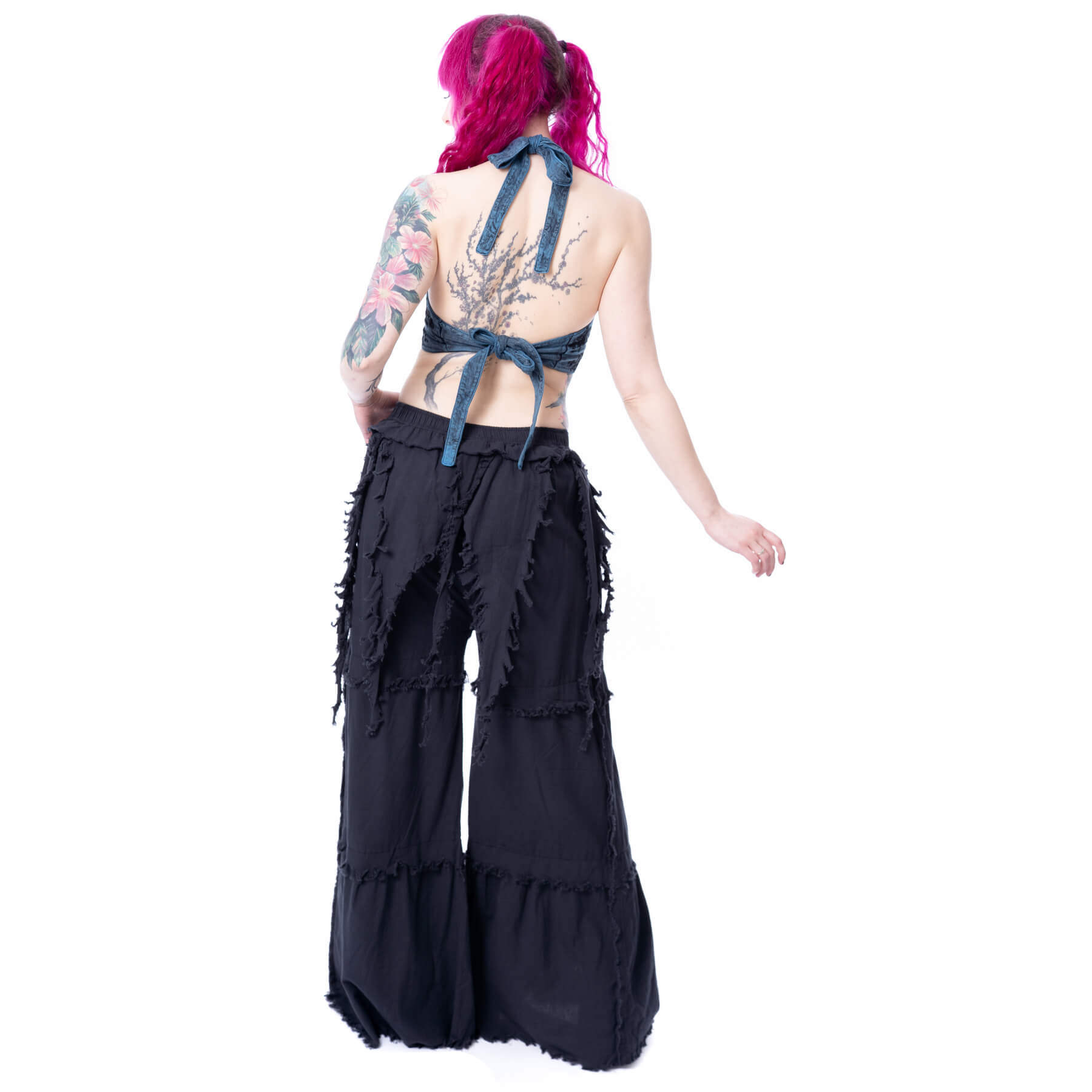 LOTUS BRALETTE – TEAL STONEWASH