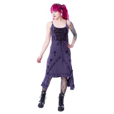 SUNDARA DRESS – PURPLE STONEWASH SUNDARA DRESS – PURPLE STONEWASH