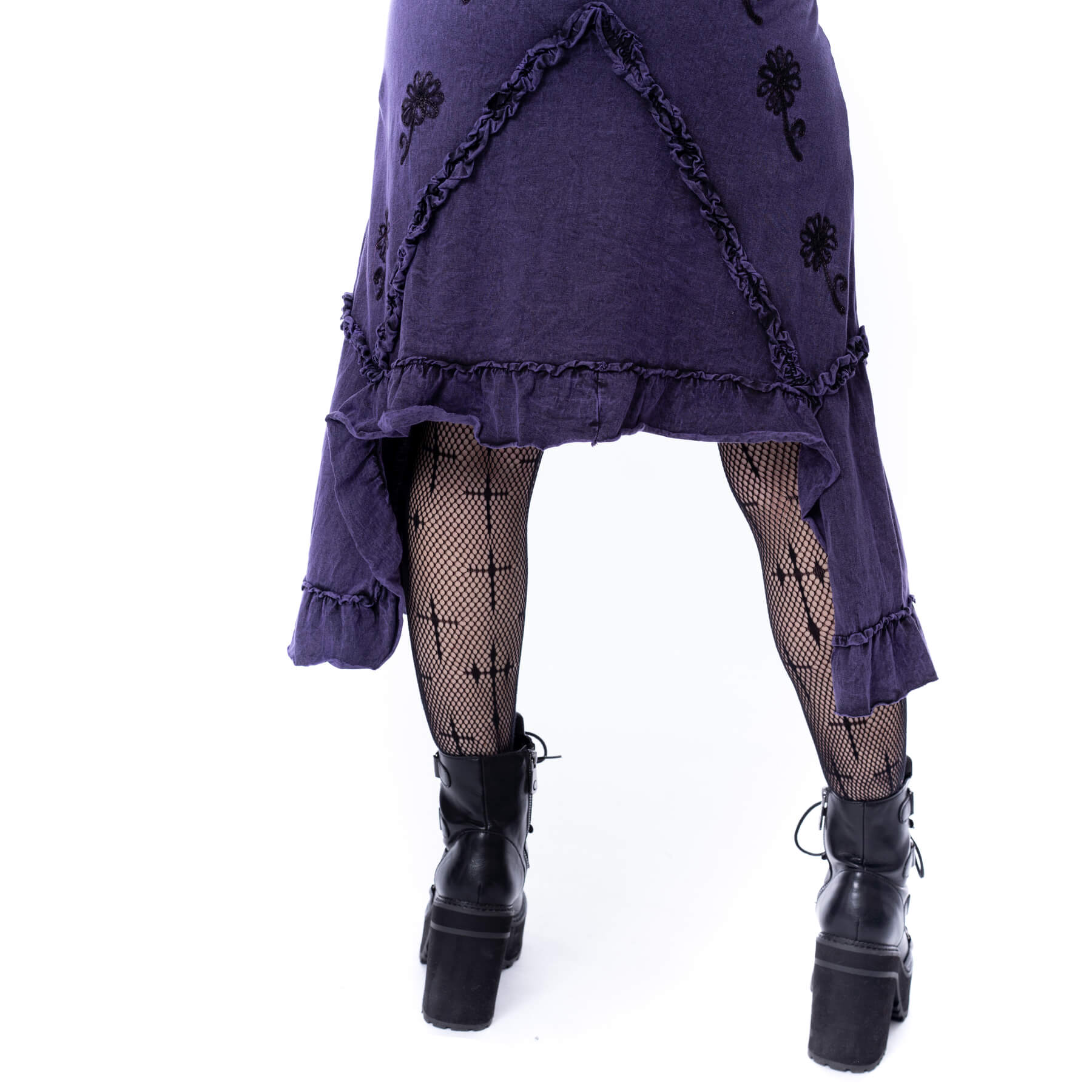 SUNDARA DRESS – PURPLE STONEWASH