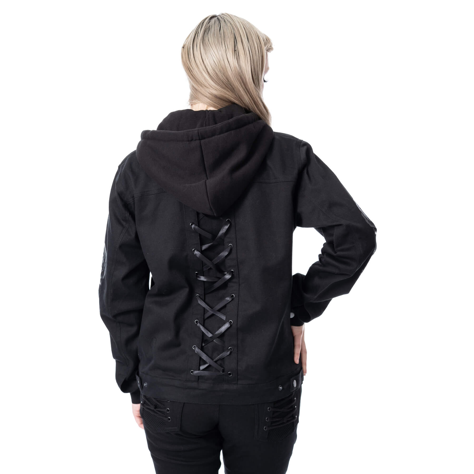 SINROSA OVERSIZED JACKET – BLACK