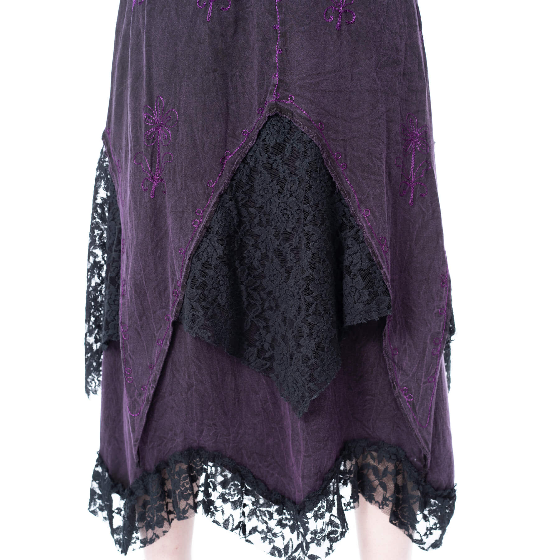 SOLEA SKIRT – PURPLE STONEWASH