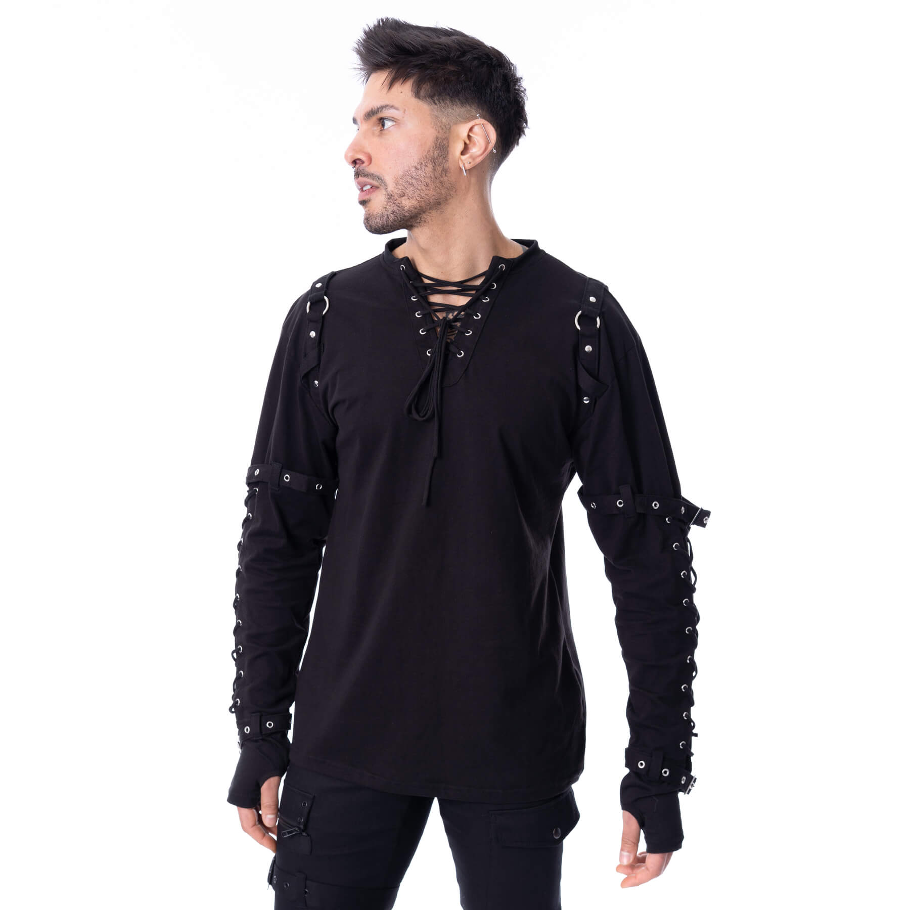 VEX HOLLOW TOP – BLACK