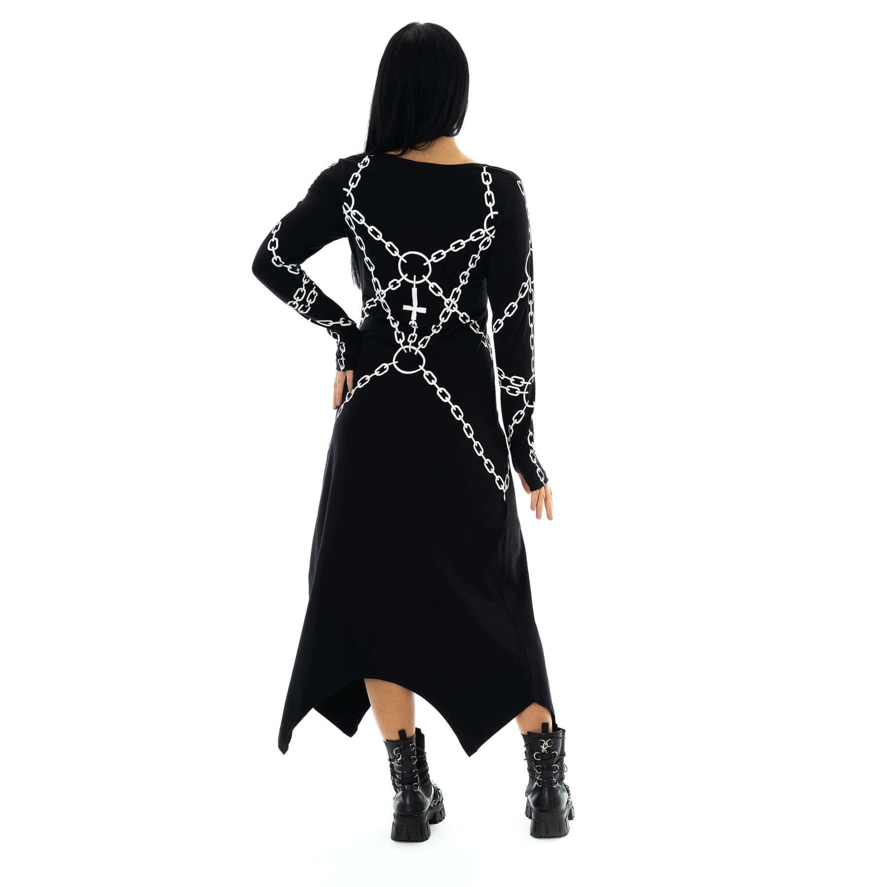 ENCHAINED DRESS – BLACK