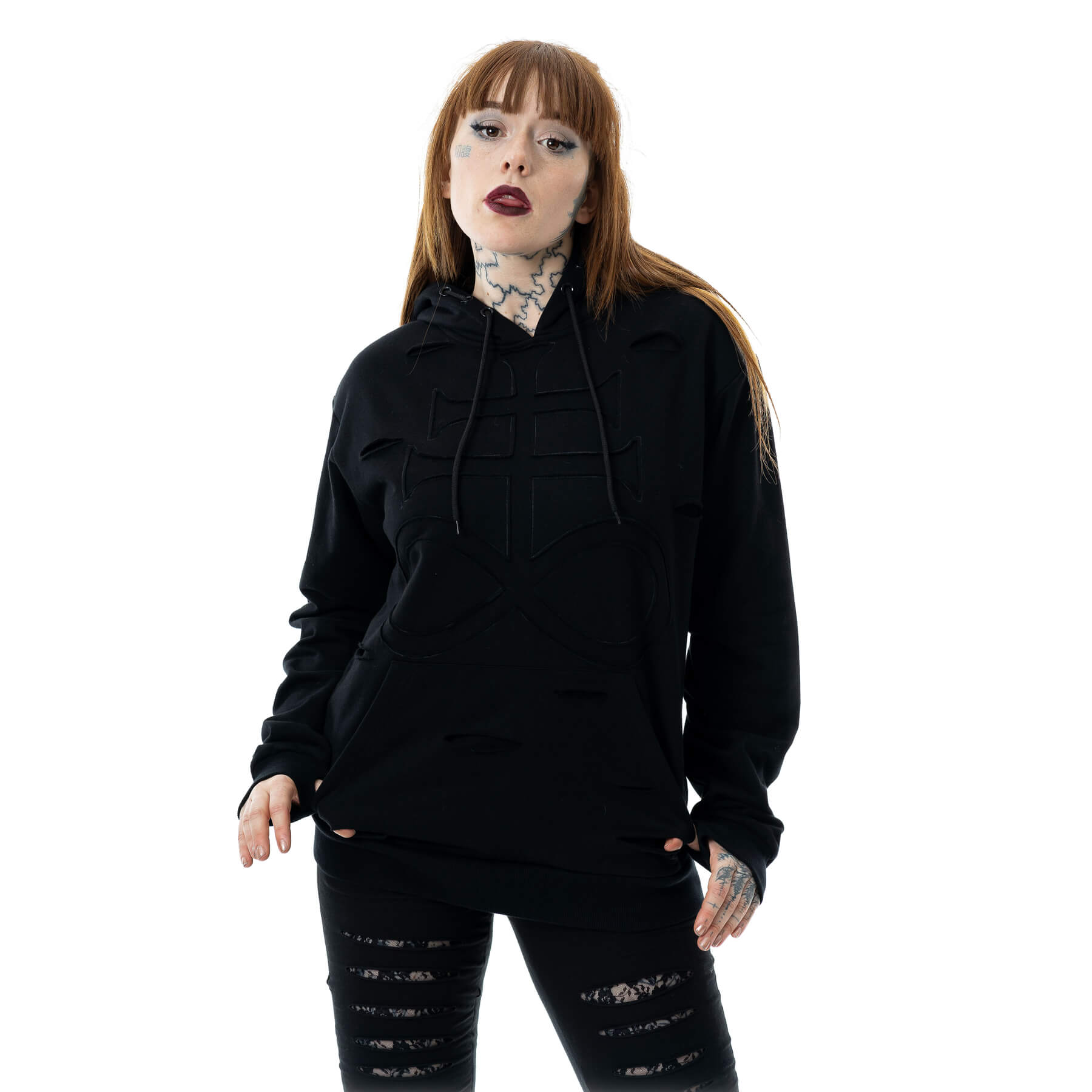 INFINITY HOOD – BLACK