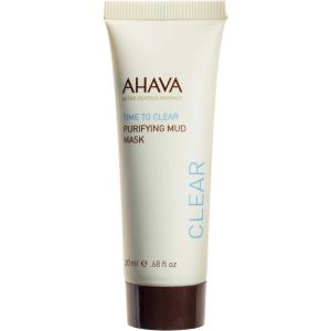 AHAVA Dead Sea Mineral Mud Mask, 0.68 Fl. Oz – Deeply Detoxifies, Hydrates and Soothes Skin