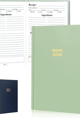 Perfect Blank Recipe book – Recipe Book to Write In Your Own Recipes,Organize Your Recipes- Waterproof Cover and 186 Blank Pages Recipe Notebook (spring green) Perfect Blank Recipe book – Recipe Book to Write In Your Own Recipes,Organize Your Recipes- Waterproof Cover and 186 Blank Pages Recipe Notebook (spring green)