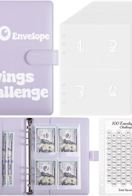 100 Budgeting Planner & Savings Challenges Budget Book, Envelope Challenge Binder to Save ,050, Savins Binder with Cash Pockets 100 Budgeting Planner & Savings Challenges Budget Book, Envelope Challenge Binder to Save ,050, Savins Binder with Cash Pockets