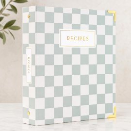 Aesthetic Recipe Binder with Waterproof Cover – Blank Cookbook with Cards Aesthetic Recipe Binder with Waterproof Cover – Blank Cookbook with Cards