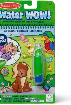Melissa & Doug On the Go Water Wow! Mess Free Coloring Book, Reusable Water-Reveal Activity Pad, Animals, Travel Toys, Party Favors, For Toddlers & Kids Ages 3+ – FSC Certified Melissa & Doug On the Go Water Wow! Mess Free Coloring Book, Reusable Water-Reveal Activity Pad, Animals, Travel Toys, Party Favors, For Toddlers & Kids Ages 3+ – FSC Certified