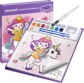Paint with Water Coloring Books for Kids, Mess Free Watercolor Painting Kit Painting Activity for Kids Ages 3-5 4-8, Arts Crafts Drawing Gift Toy for Boy Girl Paint with Water Coloring Books for Kids, Mess Free Watercolor Painting Kit Painting Activity for Kids Ages 3-5 4-8, Arts Crafts Drawing Gift Toy for Boy Girl