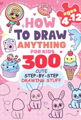 How to Draw Anything for kids: 300 Cute Step-by-Step Drawing Stuff: Amazing Food, Animals, Kawaii, Gifts and Other (How to draw books for kids) How to Draw Anything for kids: 300 Cute Step-by-Step Drawing Stuff: Amazing Food, Animals, Kawaii, Gifts and Other (How to draw books for kids)