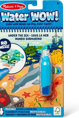 Melissa & Doug On The Go Water Wow! Mess Free Coloring Book, Reusable Water-Reveal Activity Pad, Under The Sea, Travel Toys, Party Favors, for Toddlers & Kids Ages 3+ – FSC Certified Melissa & Doug On The Go Water Wow! Mess Free Coloring Book, Reusable Water-Reveal Activity Pad, Under The Sea, Travel Toys, Party Favors, for Toddlers & Kids Ages 3+ – FSC Certified