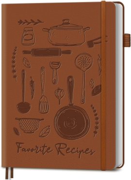 Blank Recipe Book to Write in Your Own Recipes, Leather B5 Cookbook Blank Recipe Book to Write in Your Own Recipes, Leather B5 Cookbook