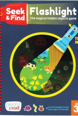 Chuckle & Roar Flashlight Seek & Find Activity Book – Ages 4 & Up, 5 Scenes, 100+ Hidden Objects – Screen-Free Travel Toys – Interactive Learning Toys – Road Trip Activities for Kids Chuckle & Roar Flashlight Seek & Find Activity Book – Ages 4 & Up, 5 Scenes, 100+ Hidden Objects – Screen-Free Travel Toys – Interactive Learning Toys – Road Trip Activities for Kids