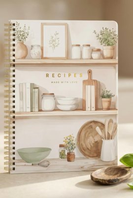 ZICOTO Aesthetic Recipe Book for 100+ Cherished Meals – Spacious 8.25 x 10 Notebook to Write In Your Own Recipes – Beautiful Blank Cookbook for Seamless Homemade Dish Planning ZICOTO Aesthetic Recipe Book for 100+ Cherished Meals – Spacious 8.25 x 10 Notebook to Write In Your Own Recipes – Beautiful Blank Cookbook for Seamless Homemade Dish Planning