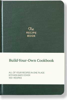 Kunitsa Co. Recipe Notebook – Keepsake Gift, Hardcover Blank Recipe Book to Write In Your Own Recipes with Journaling Prompts About the Chef, 100 Recipes, Dark Pine Kunitsa Co. Recipe Notebook – Keepsake Gift, Hardcover Blank Recipe Book to Write In Your Own Recipes with Journaling Prompts About the Chef, 100 Recipes, Dark Pine