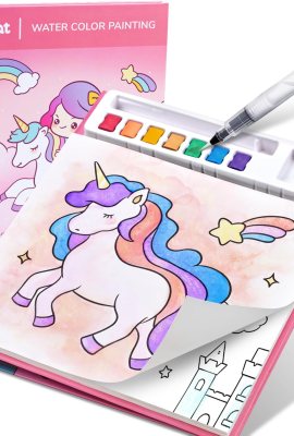 JoyCat Paint with Water Coloring Books for Toddlers, Watercolor Painting Sets for Kids Ages 3-5 4-8, Arts and Crafts Drawing Activities Toy Birthday Gift for Boys Girls (Magical Pony) JoyCat Paint with Water Coloring Books for Toddlers, Watercolor Painting Sets for Kids Ages 3-5 4-8, Arts and Crafts Drawing Activities Toy Birthday Gift for Boys Girls (Magical Pony)