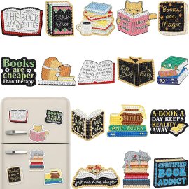 16 Pcs Book Diamond Painting Magnets Kits Diamond Art Fridge Magnet Refrigerator Sticker Diamond Painting kit for Beginners Adults DIY Art Craft Gifts Home Decors 16 Pcs Book Diamond Painting Magnets Kits Diamond Art Fridge Magnet Refrigerator Sticker Diamond Painting kit for Beginners Adults DIY Art Craft Gifts Home Decors