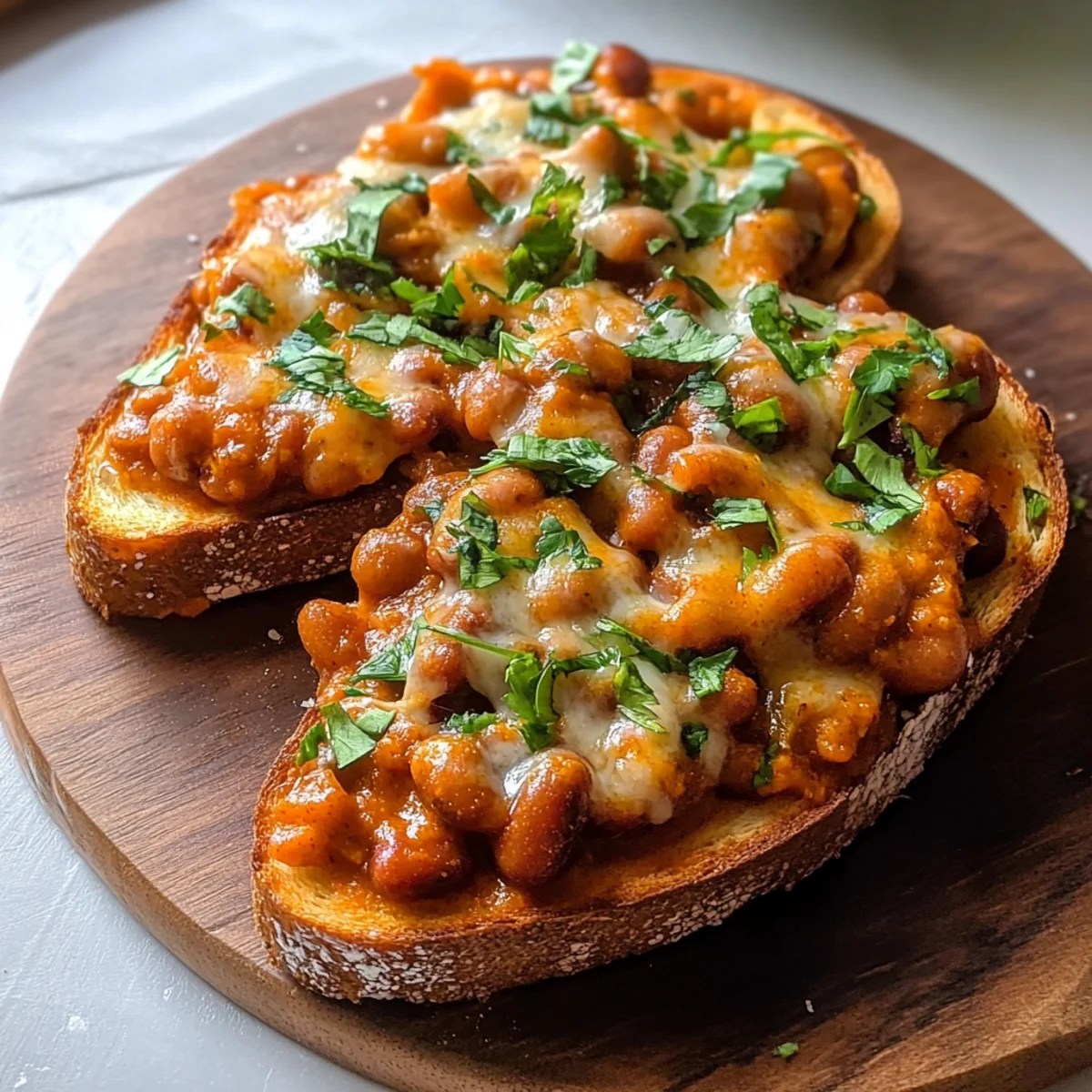 Cheesy Masala Beans on Toast Cheesy Masala Beans on Toast