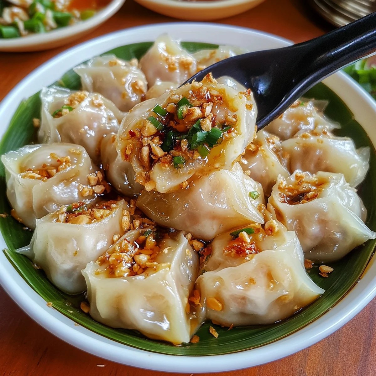 Kanom Jeeb (Thai Dumplings Kanom Jeeb (Thai Dumplings