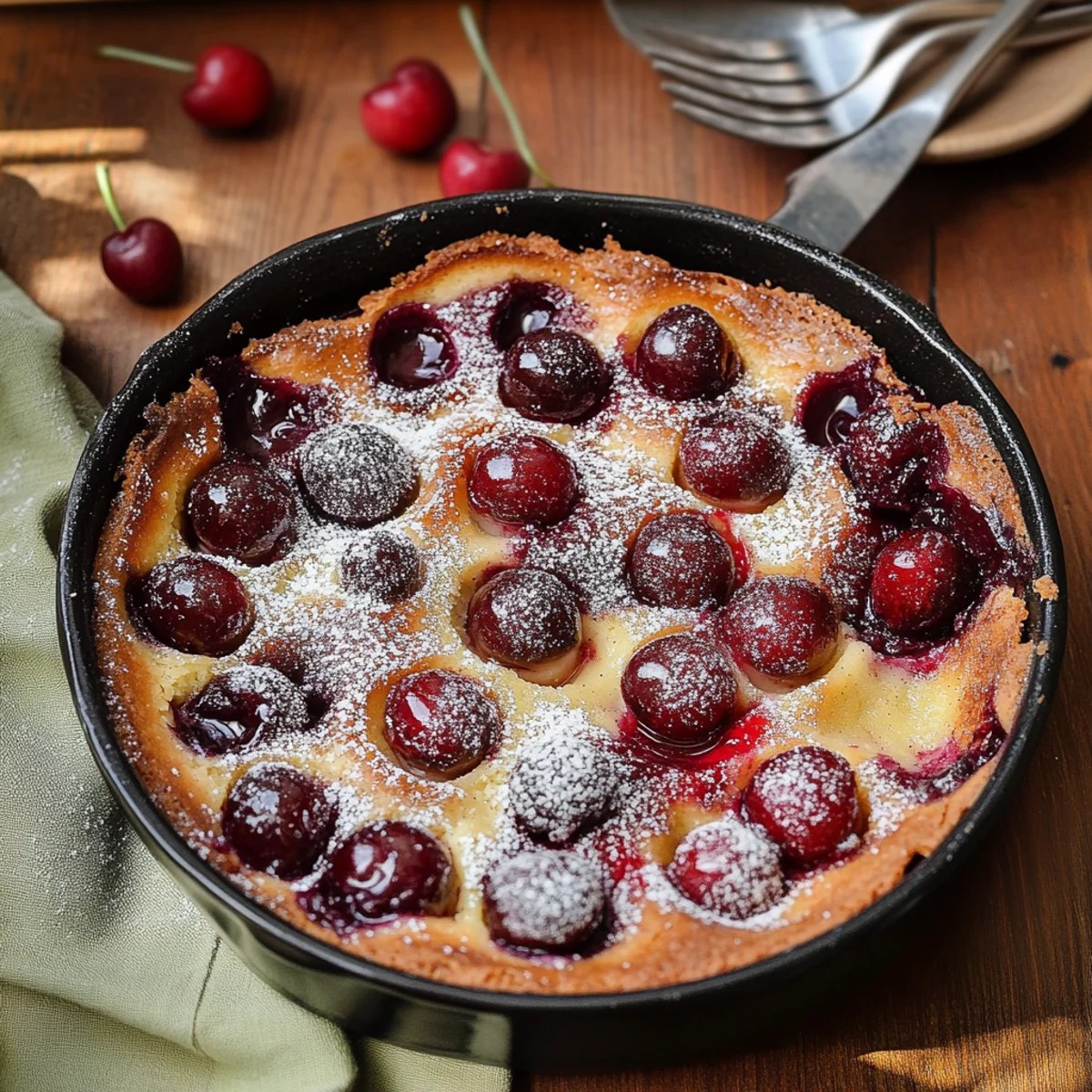 Classic French Cherry Clafoutis Classic French Cherry Clafoutis