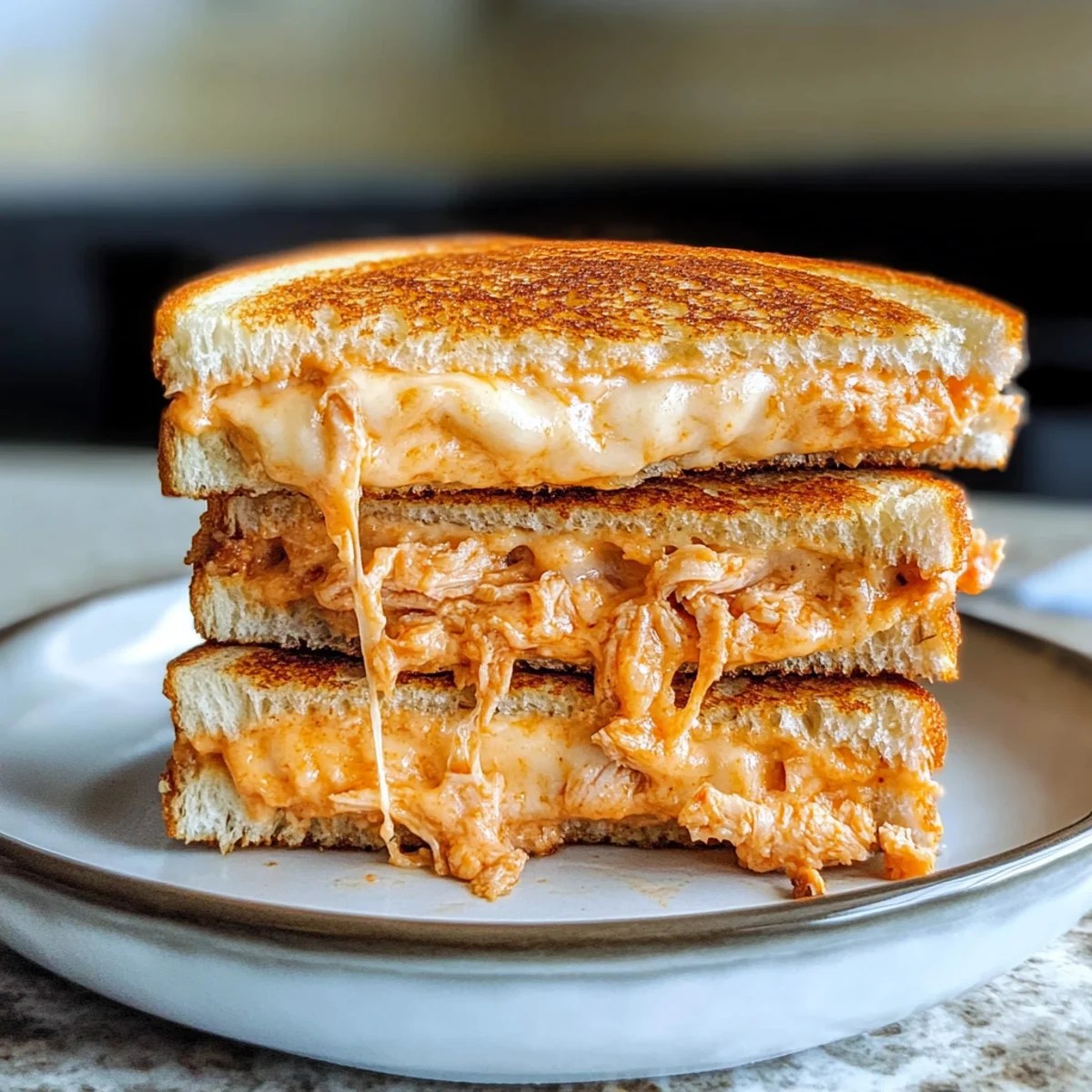 Buffalo Chicken Grilled Cheese Buffalo Chicken Grilled Cheese