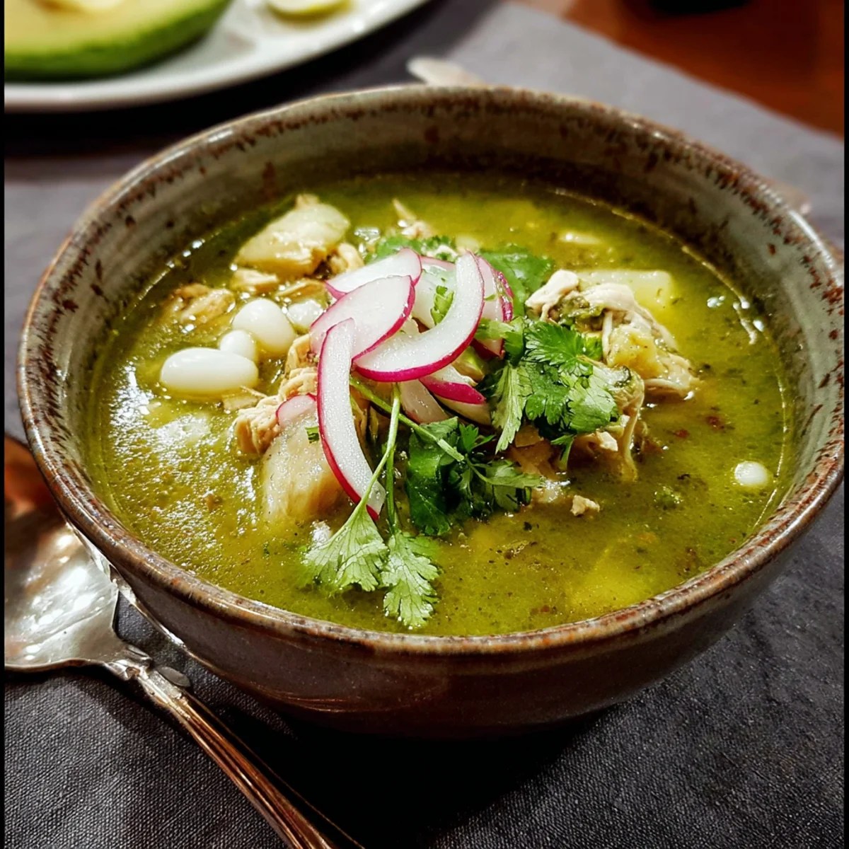 Chicken Pozole Verde Soup (Mexican Green Pozole) Chicken Pozole Verde Soup (Mexican Green Pozole)
