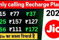 Jio Calling-Only Recharge Options Jio Calling-Only Recharge Options