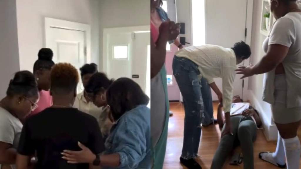 Entregadora de delivery deixa comida e é impactada por reunião de oração: ‘Deus enviou’ Entregadora de delivery deixa comida e é impactada por reunião de oração: ‘Deus enviou’