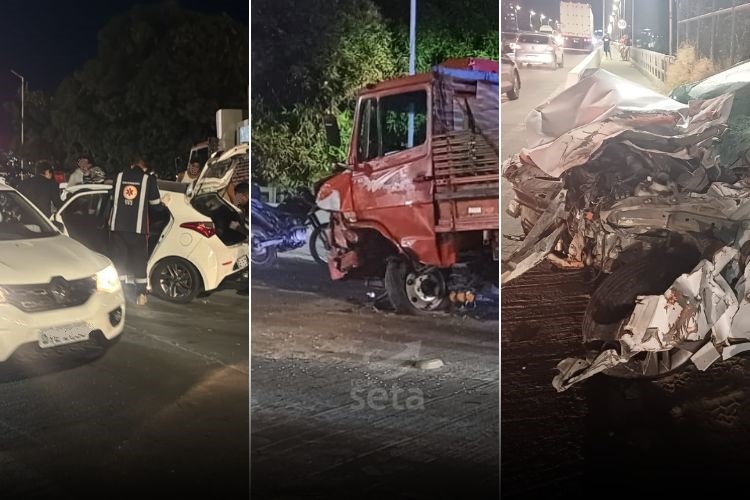 Três pessoas ficam feridas em grave acidente na ponte entre Juazeiro e Petrolina Três pessoas ficam feridas em grave acidente na ponte entre Juazeiro e Petrolina